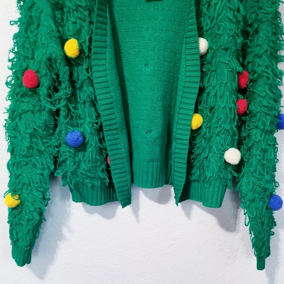 Mighty Fine Green Pom Pom Christmas 